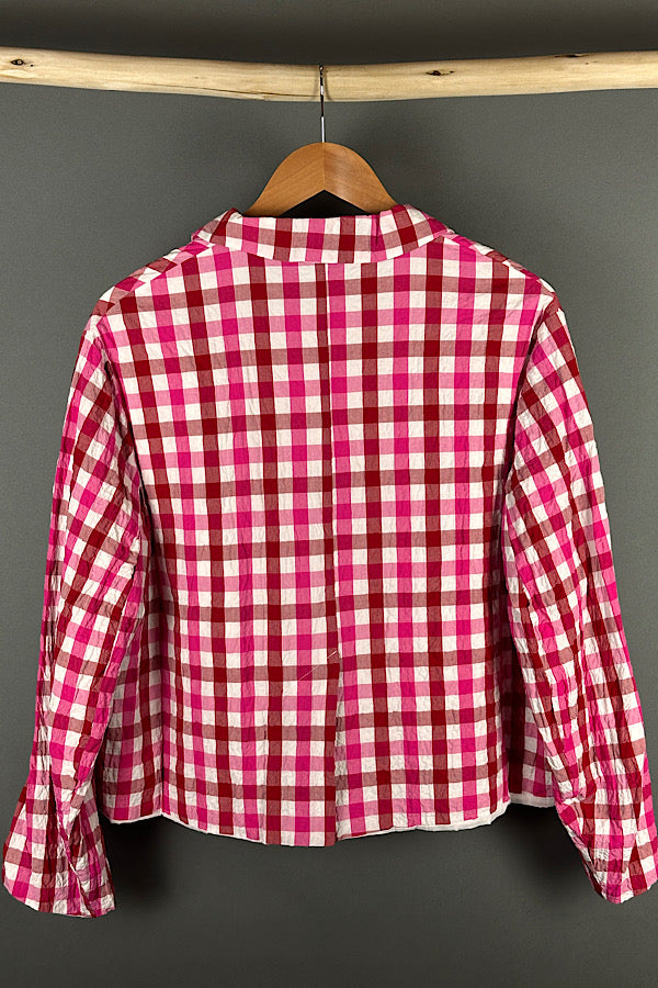 Hannoh Wessel  Jacket Juliana Red/Pink Check