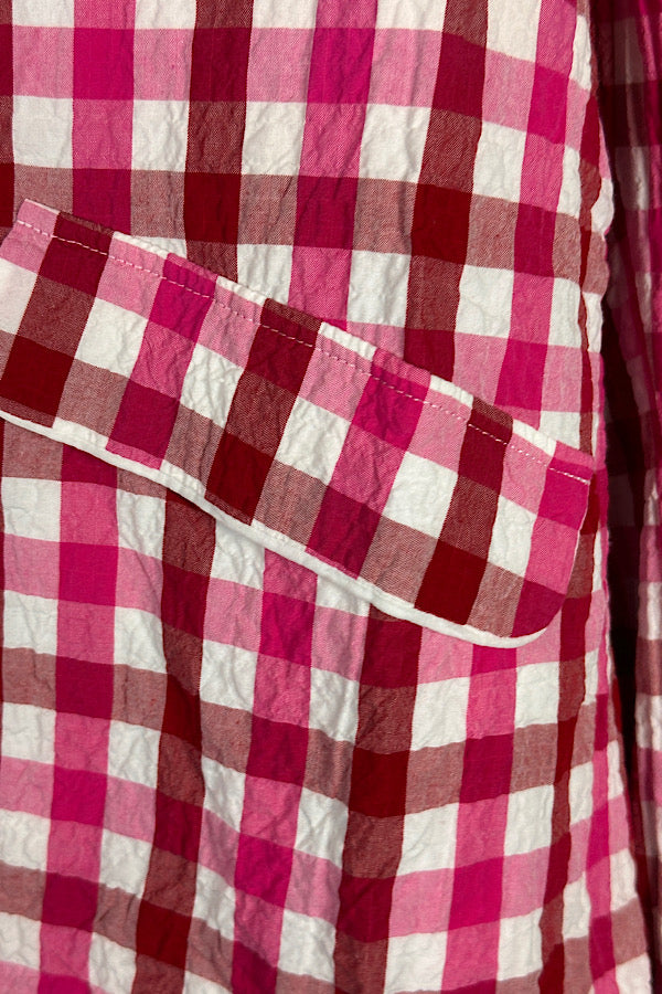 Hannoh Wessel  Jacket Juliana Red/Pink Check
