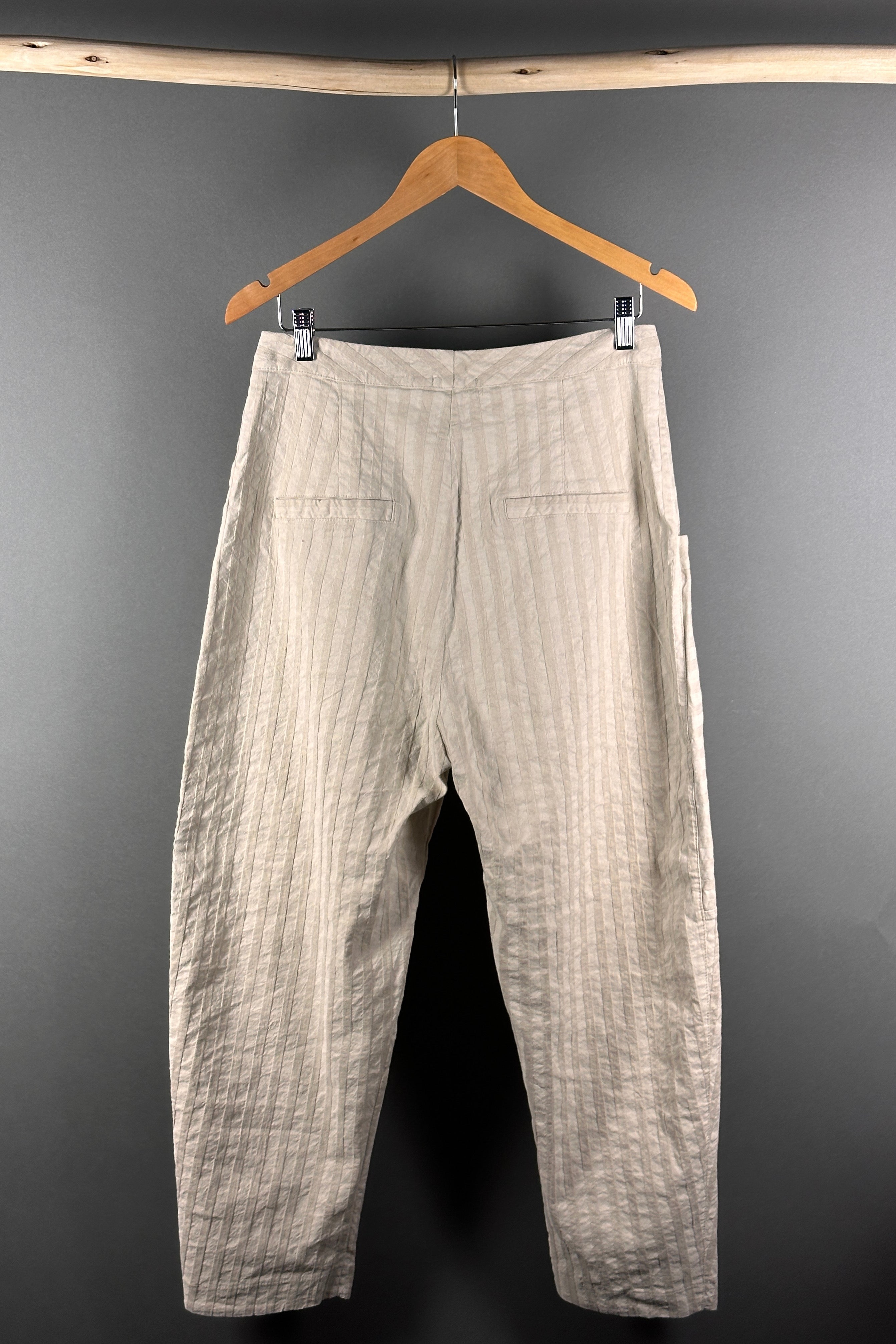 Transit dropped crotch pants in Sand