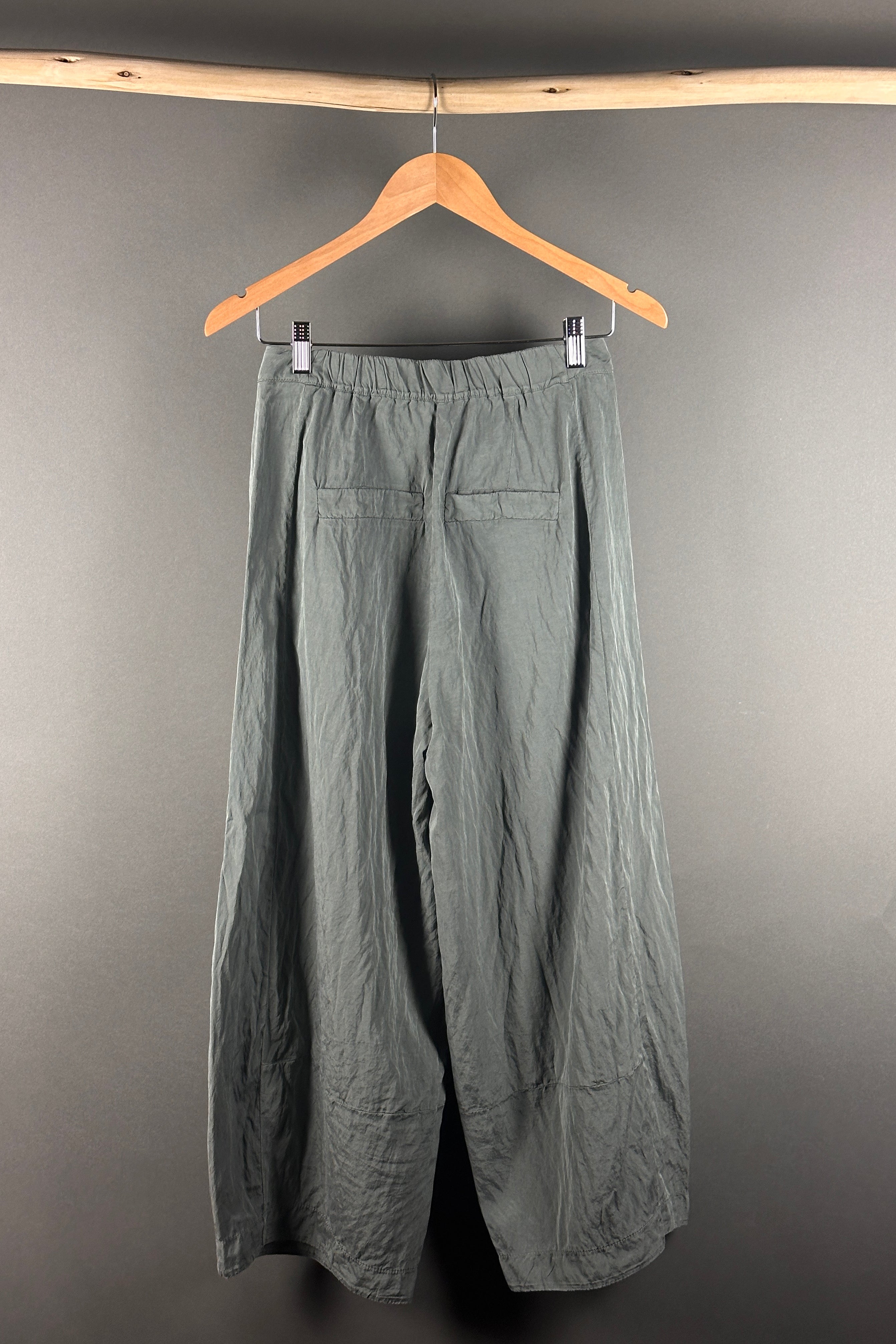 Transit pants In green Silk and Polyamide