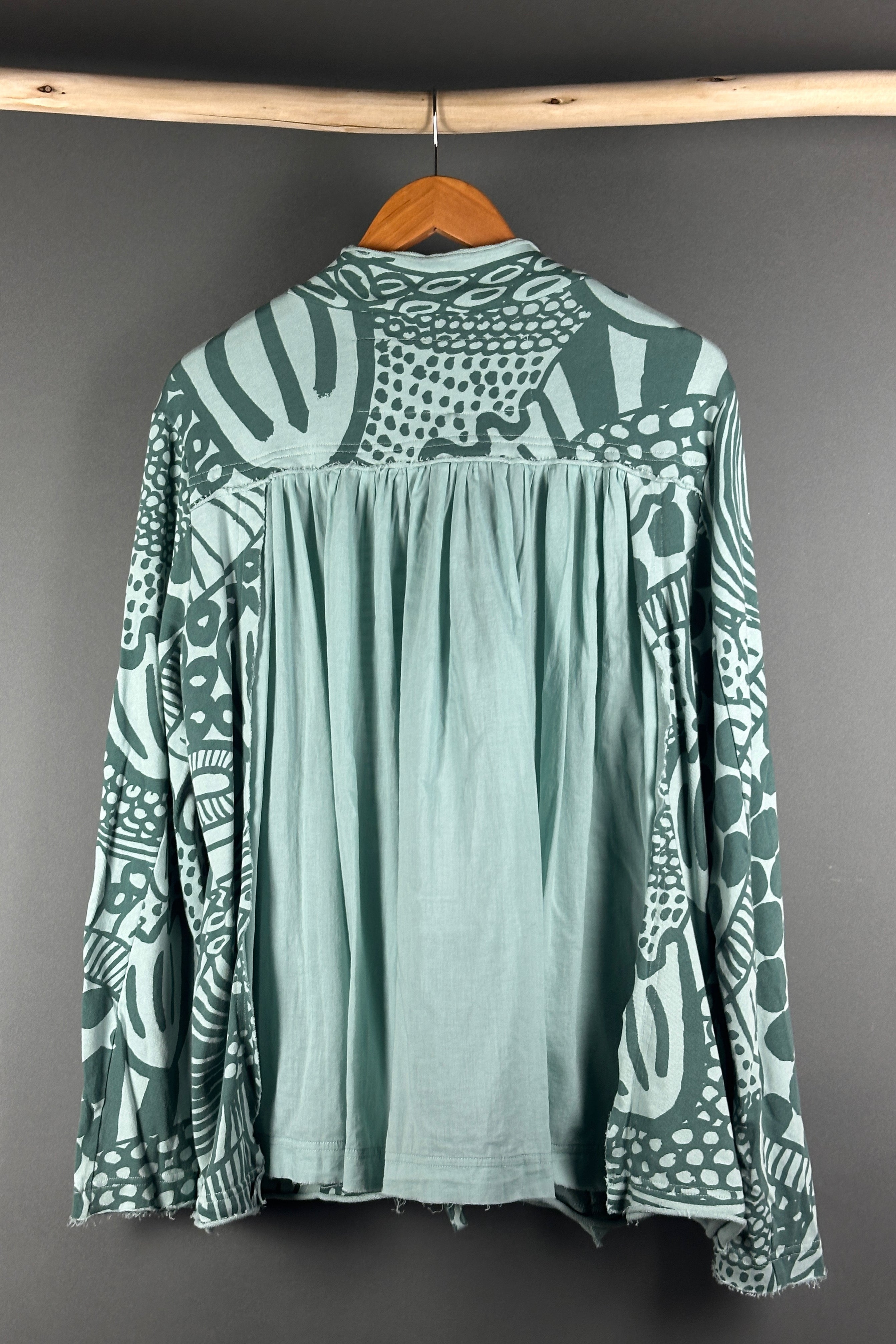 Black Label Jacket in grass print