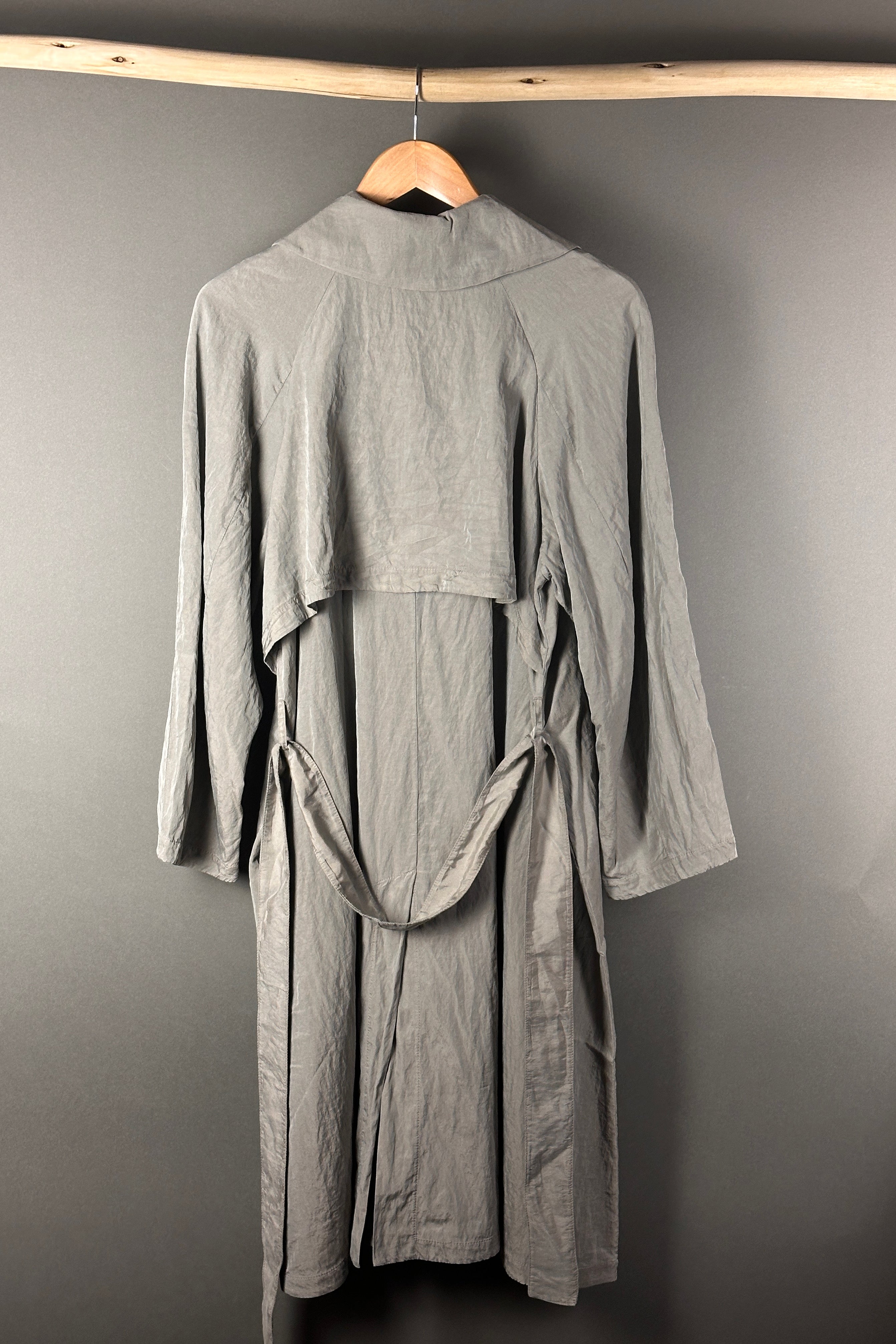 Transit coat in Grey Silk mix