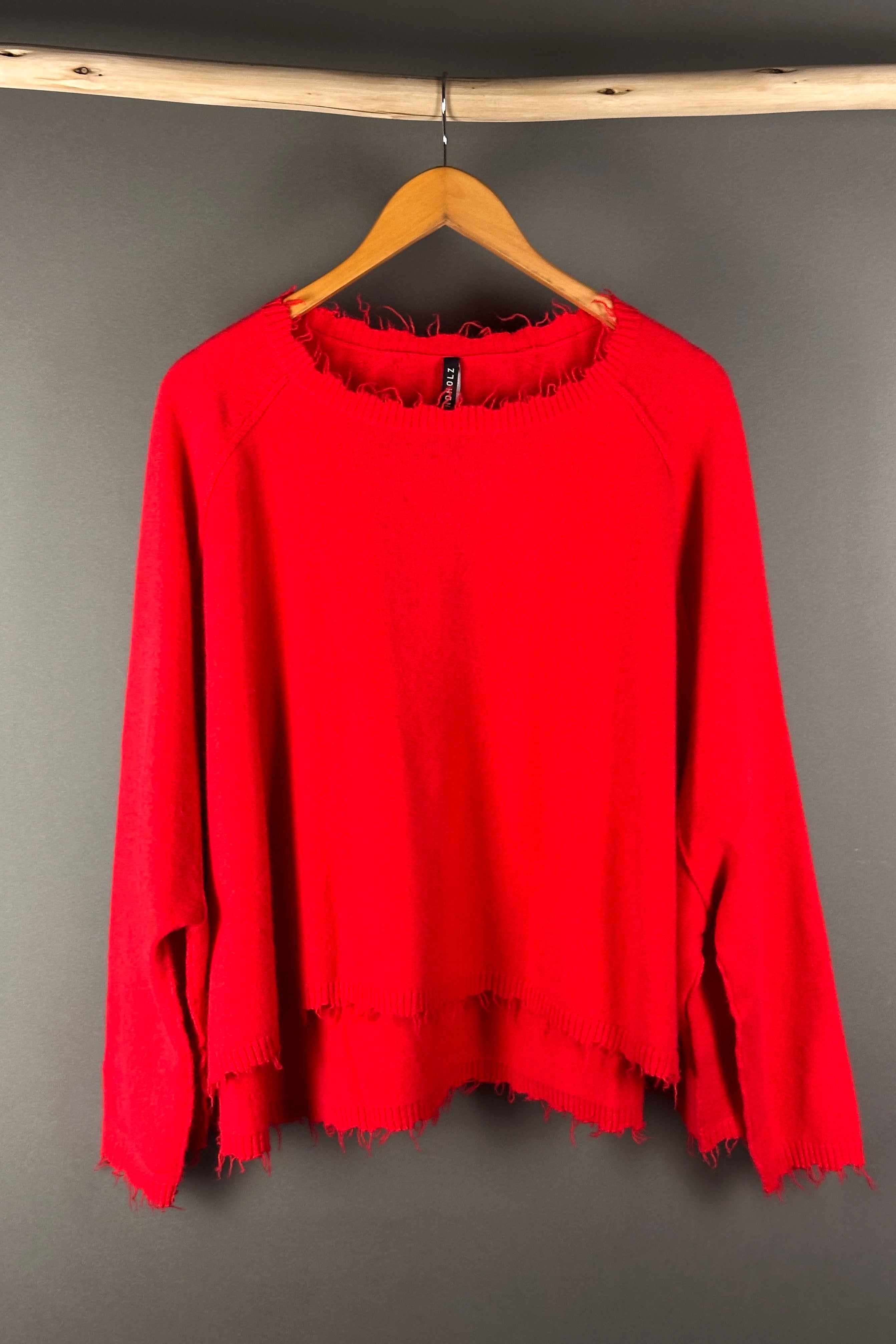 Mainline  Crop jumper in Ketchup