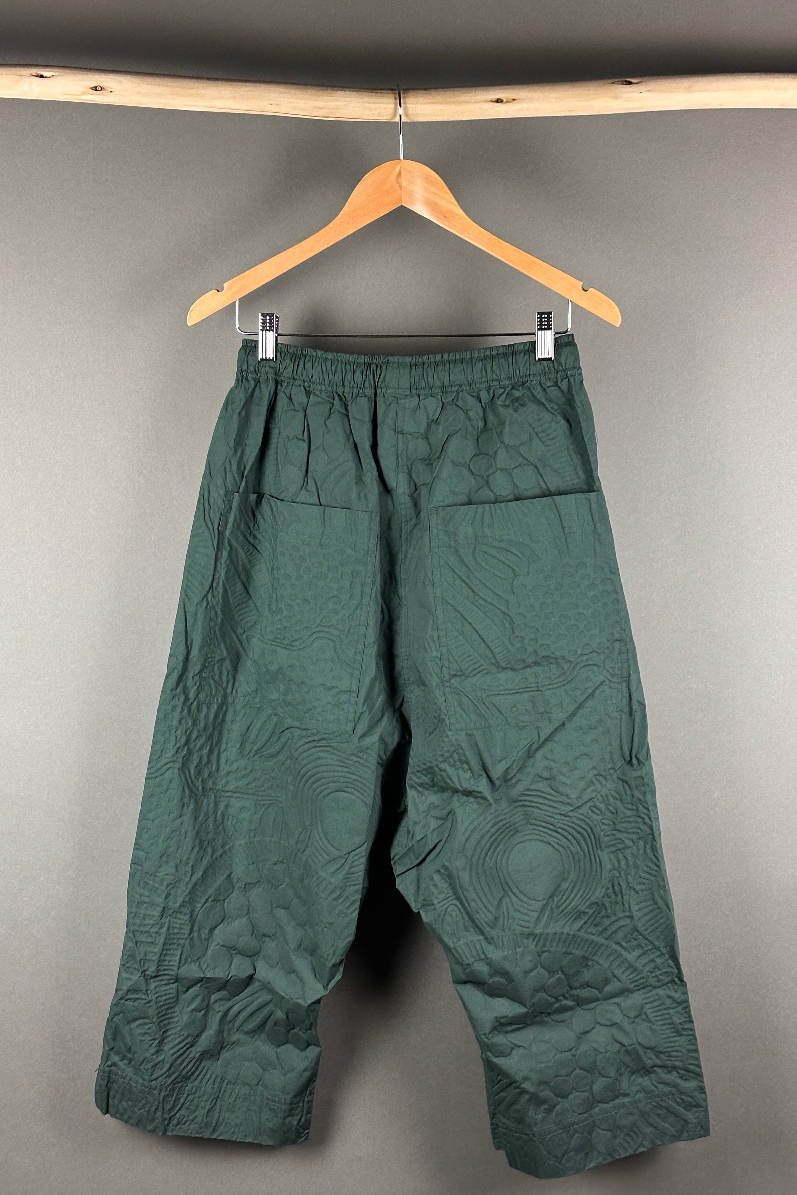Black Label dropped crotch pants in Tree