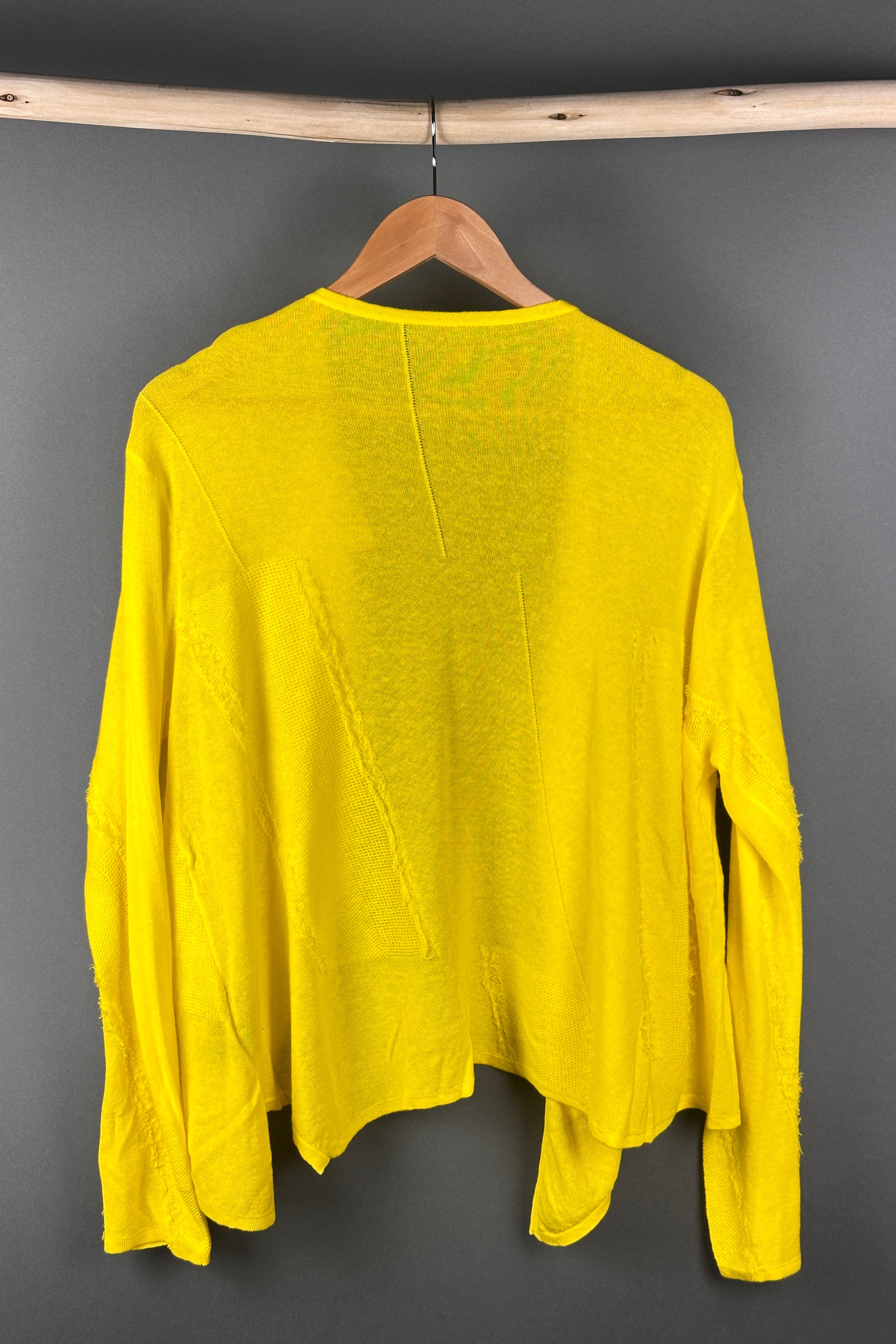 Moyuru Yellow Cotton Cardi