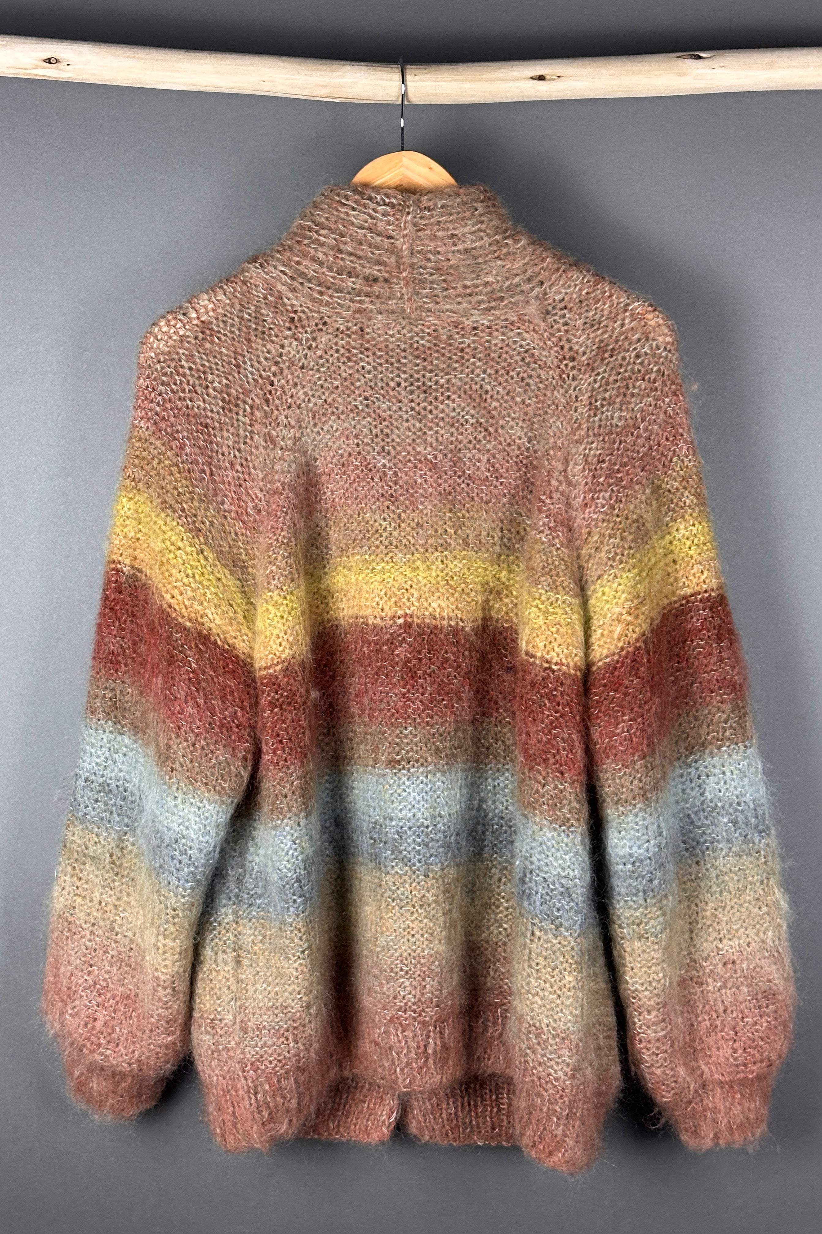 Mes Demoiselles Mohair Cardi Kaki Ocre