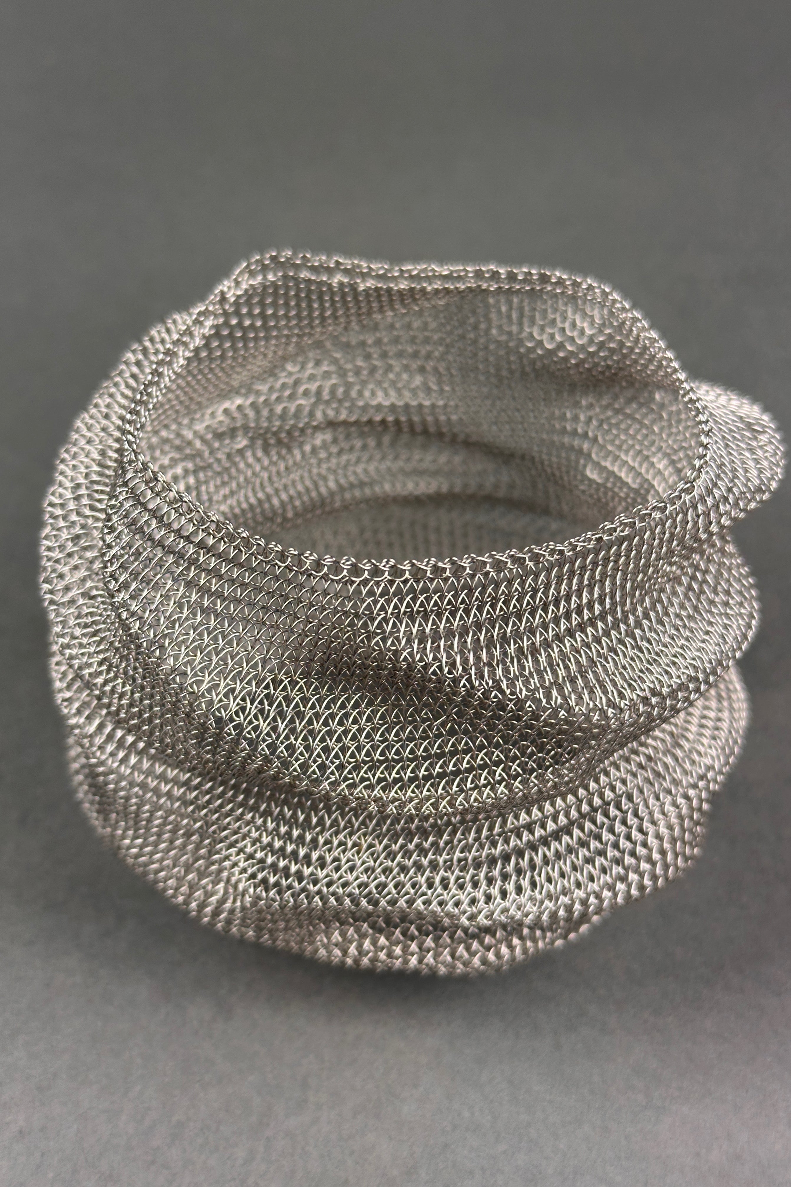 Serious Designed stainless knitted bracelet