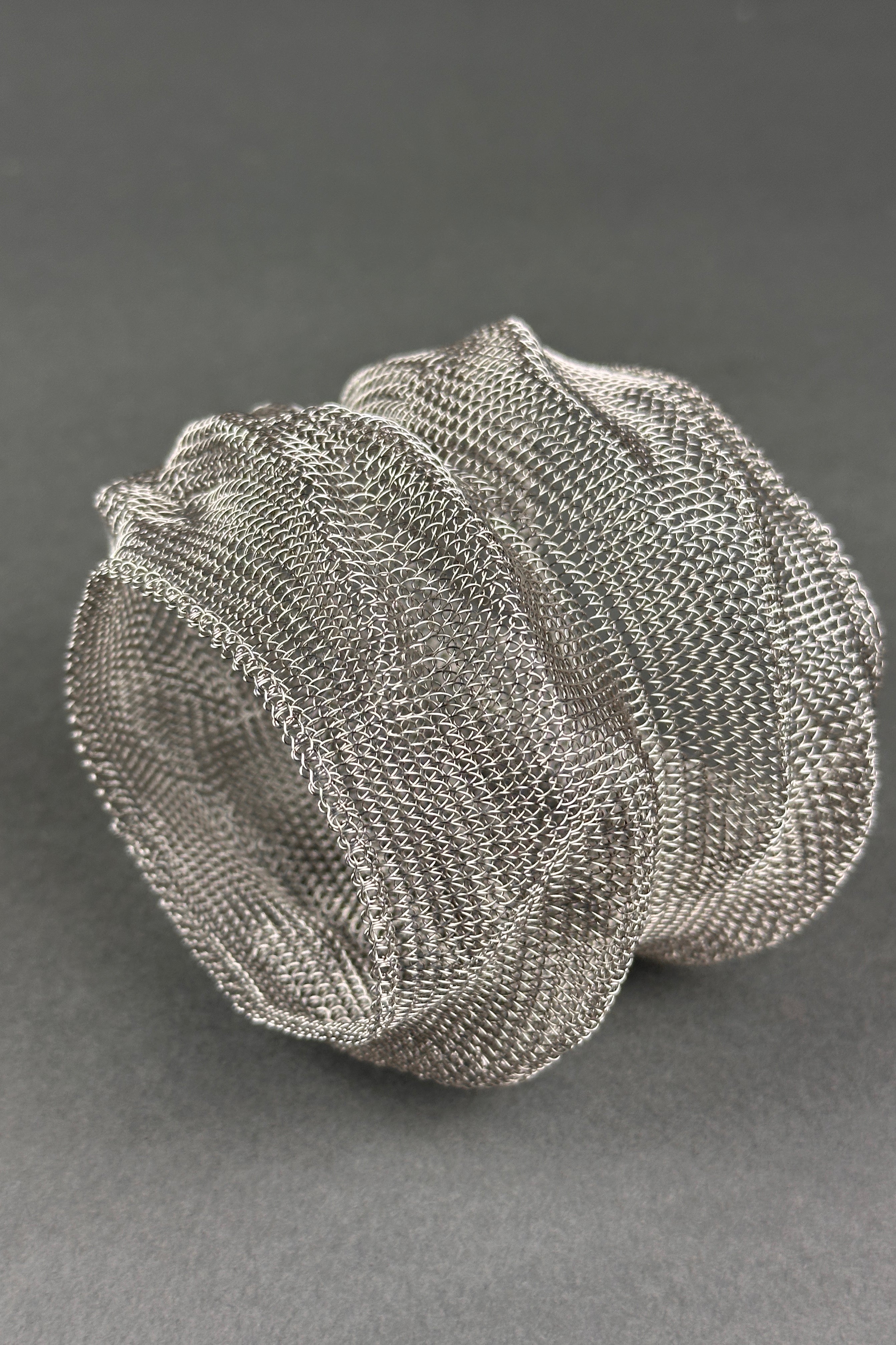 Serious Designed stainless knitted bracelet