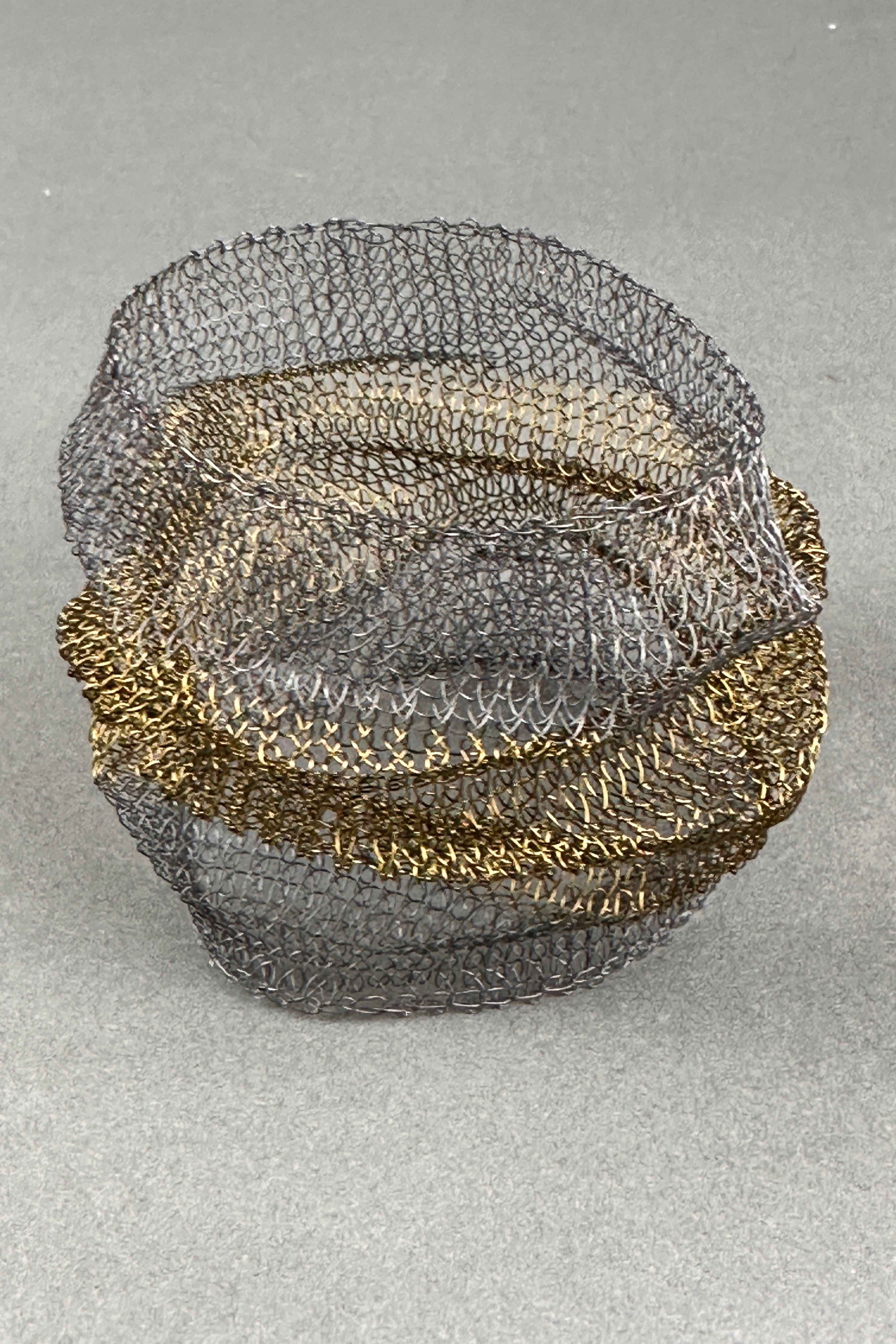 Seriously Designed bracelet in brass and silver stainless