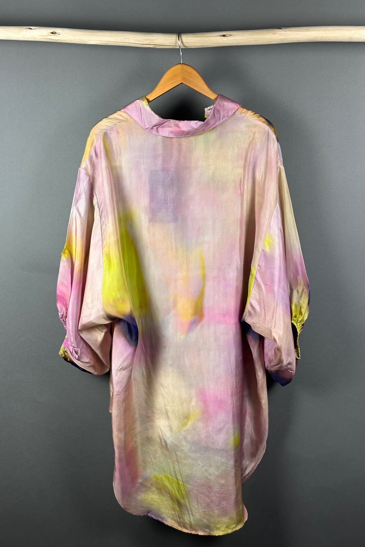 Mes Demoiselles Reini rainbow silk shirt
