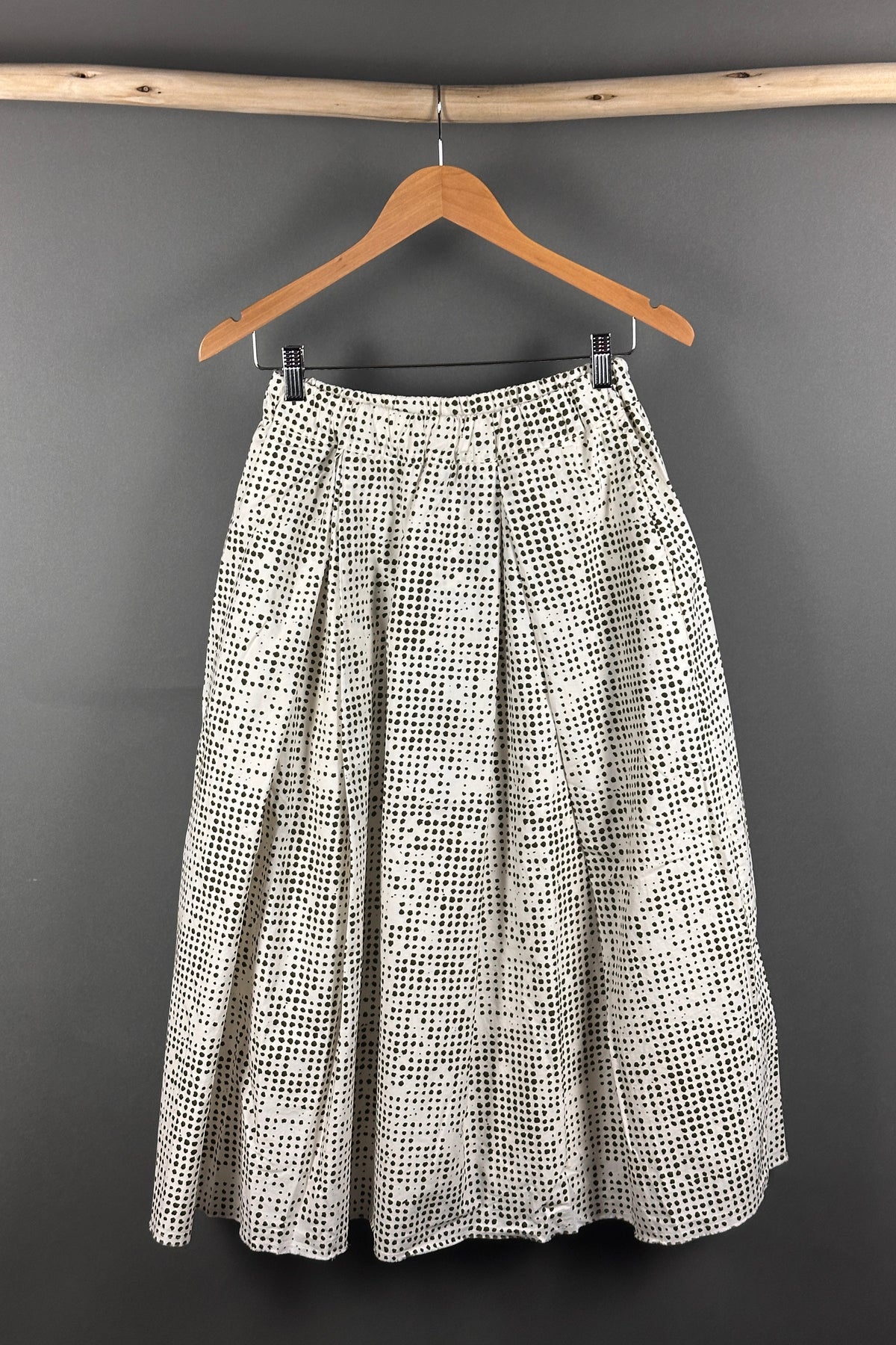Hannoh Wessel Cotton Skirt Joana with brown dots