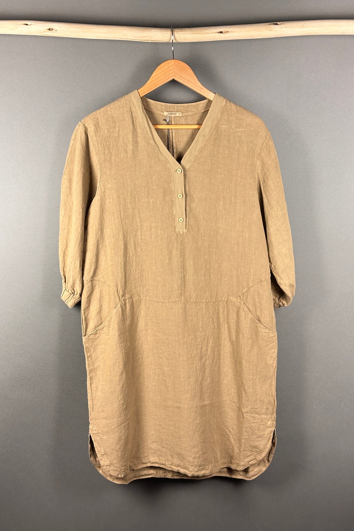 Transit Relaxed Dress in Nut
