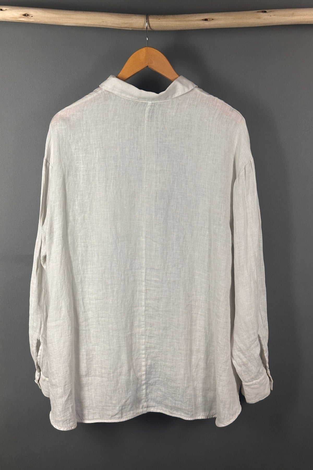 Transit  Linen Shirt in Chalk
