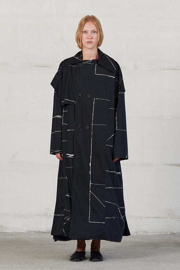 La Vaca Loca Print Trench