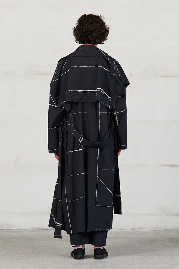 La Vaca Loca Print Trench