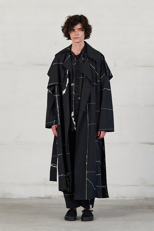 La Vaca Loca Print Trench